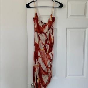 Windsor Red and Cream Patterned Floral Dress